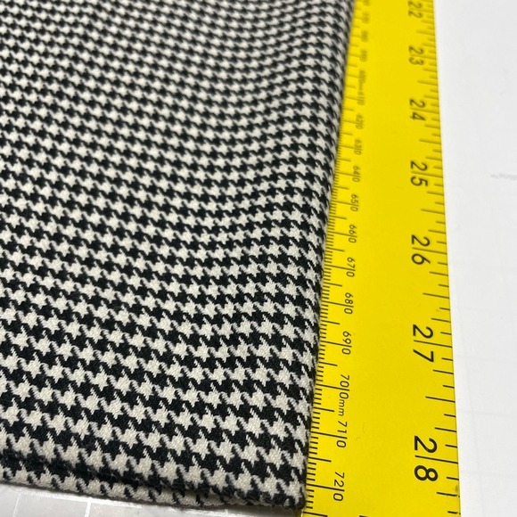 Reiss Arlo Houndstooth High Rise Black White Straight Trousers Womens 6 - Picture 14 of 16